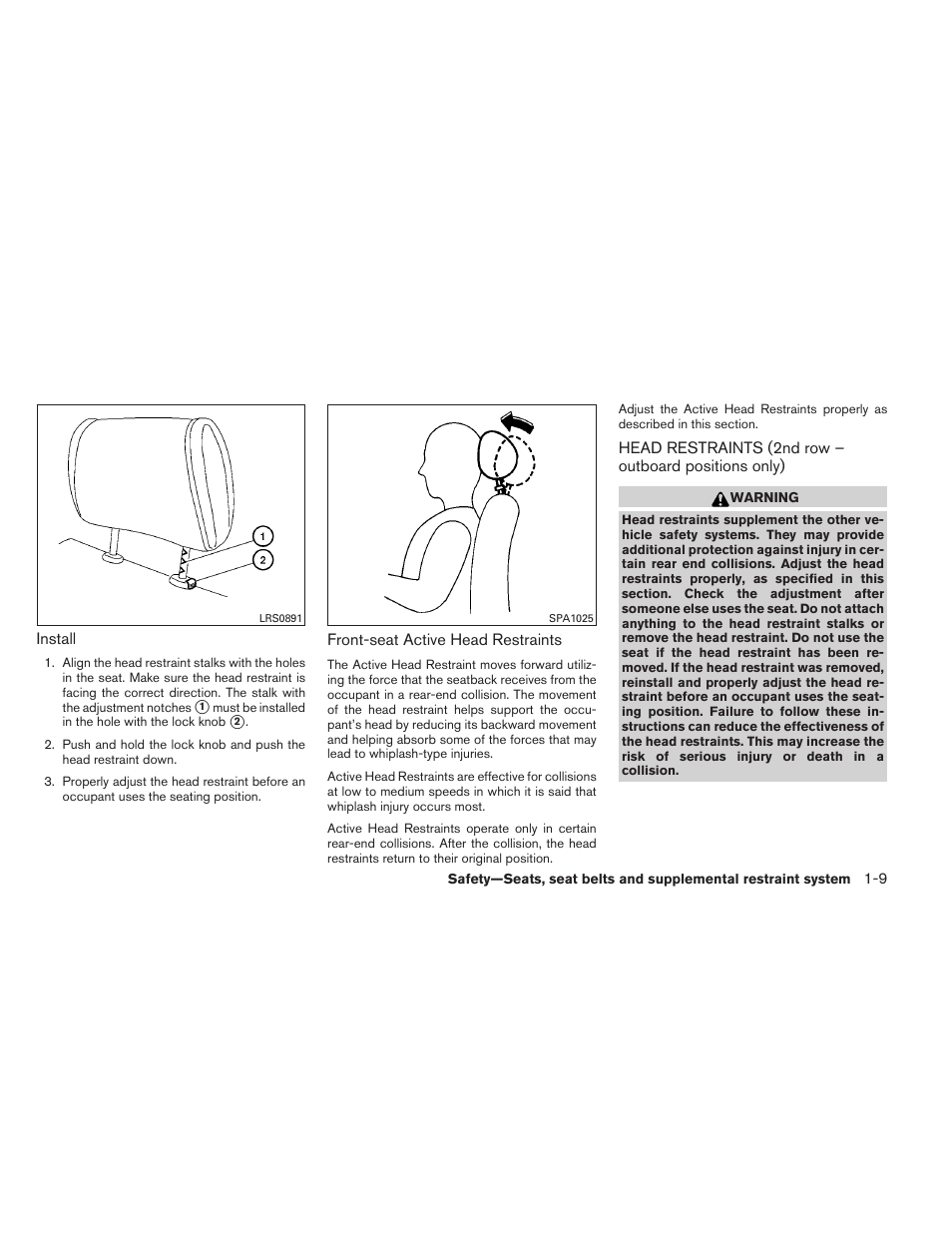 NISSAN 2012 Titan - Owner's Manual User Manual | Page 26 / 406