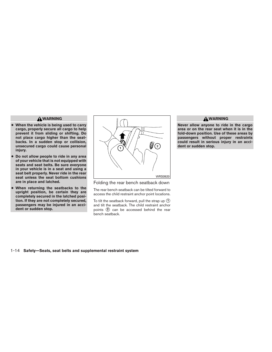 NISSAN 2012 Titan - Owner's Manual User Manual | Page 31 / 406