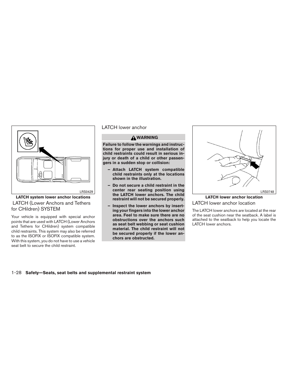 NISSAN 2012 Titan - Owner's Manual User Manual | Page 45 / 406