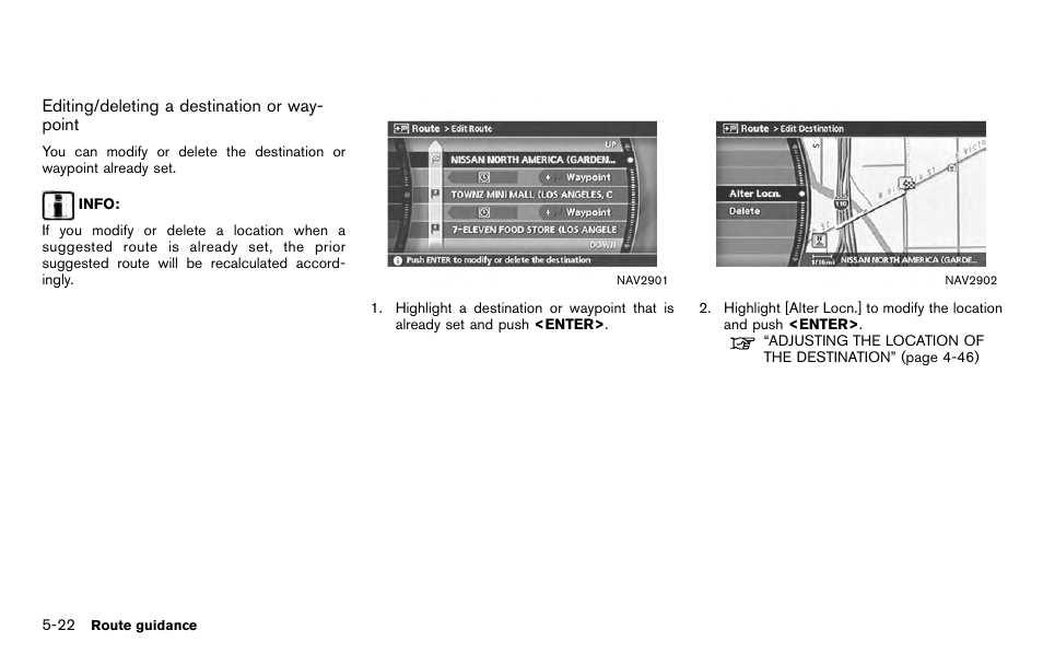 NISSAN 2012 Titan - Navigation System Owner's Manual User Manual | Page 140 / 251