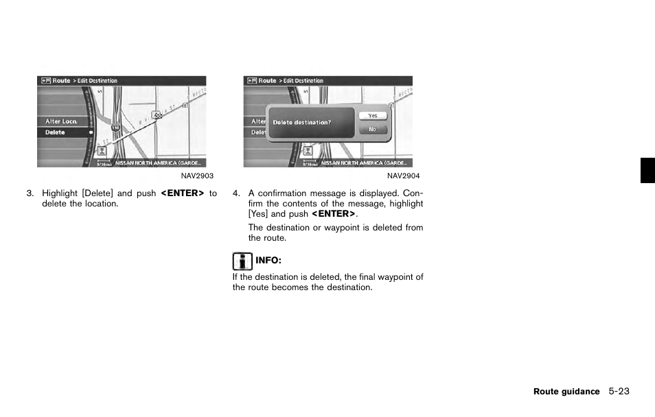 NISSAN 2012 Titan - Navigation System Owner's Manual User Manual | Page 141 / 251