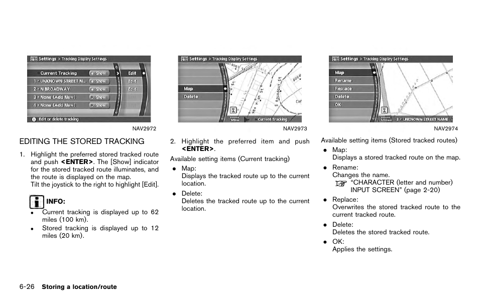 Editing the stored tracking -26 | NISSAN 2012 Titan - Navigation System Owner's Manual User Manual | Page 180 / 251