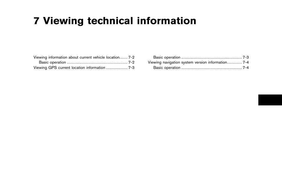 Viewing technical information, 7 viewing technical information | NISSAN 2012 Titan - Navigation System Owner's Manual User Manual | Page 189 / 251