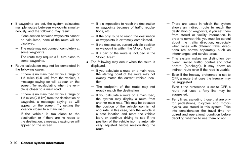 NISSAN 2012 Titan - Navigation System Owner's Manual User Manual | Page 218 / 251