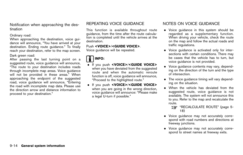 NISSAN 2012 Titan - Navigation System Owner's Manual User Manual | Page 222 / 251