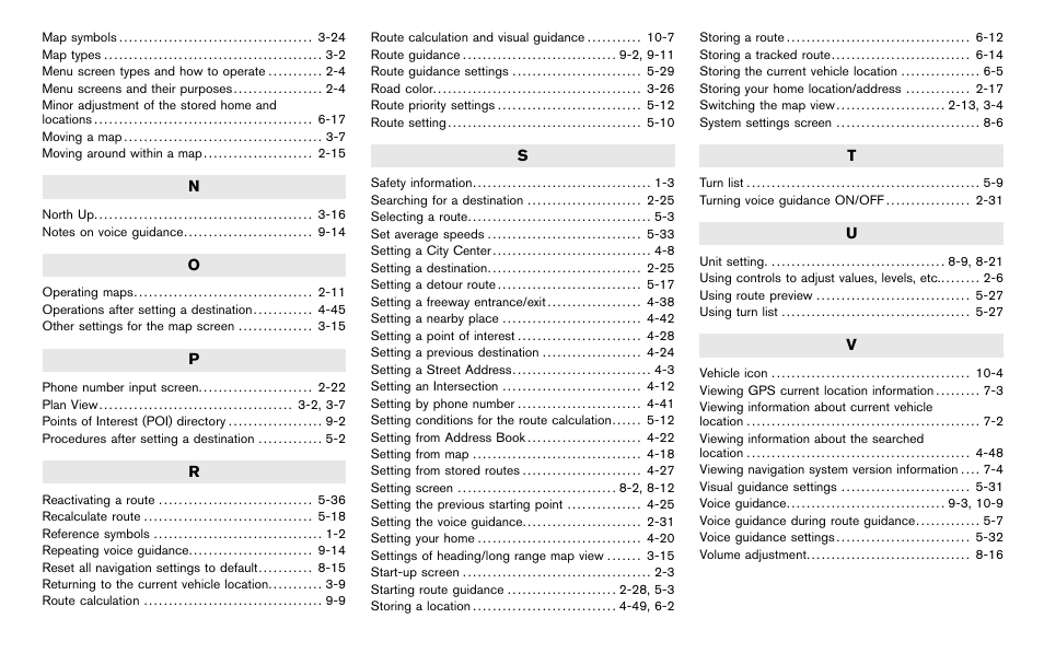NISSAN 2012 Titan - Navigation System Owner's Manual User Manual | Page 250 / 251