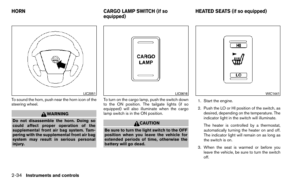 NISSAN 2013 Titan - Owner's Manual User Manual | Page 115 / 458