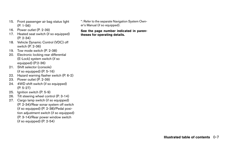 NISSAN 2013 Titan - Owner's Manual User Manual | Page 14 / 458