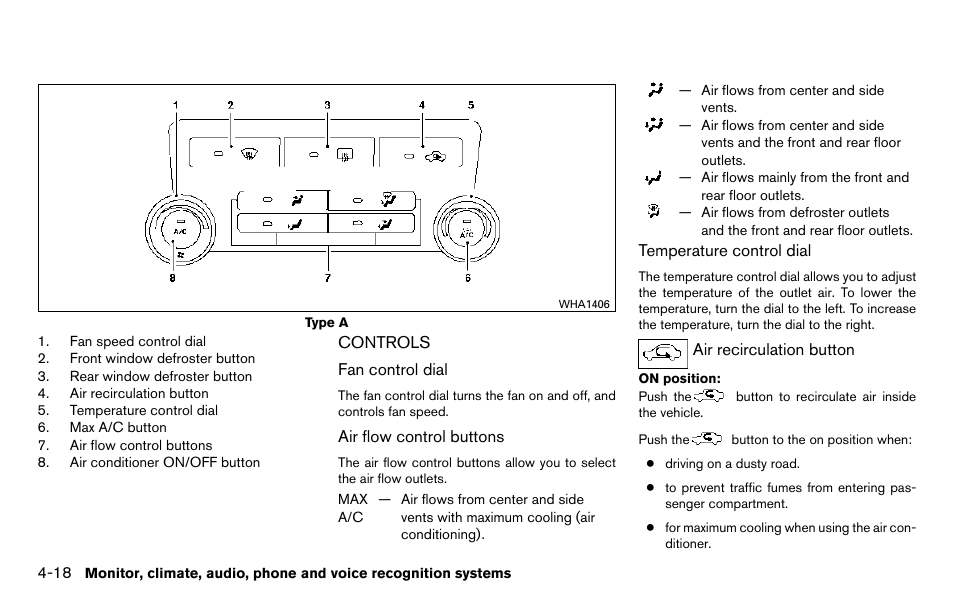 Controls -18 | NISSAN 2013 Titan - Owner's Manual User Manual | Page 189 / 458