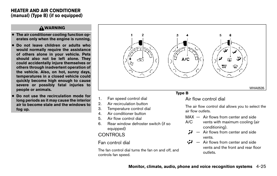 Controls -25 | NISSAN 2013 Titan - Owner's Manual User Manual | Page 196 / 458