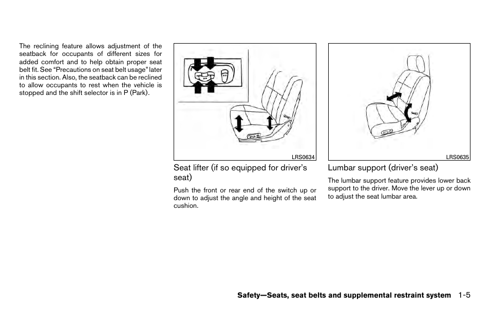 NISSAN 2013 Titan - Owner's Manual User Manual | Page 22 / 458