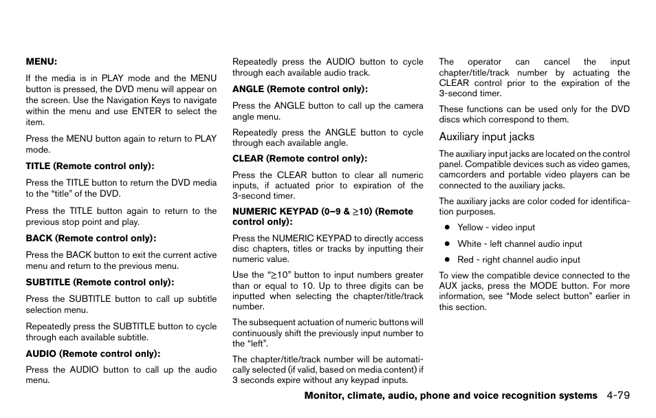 NISSAN 2013 Titan - Owner's Manual User Manual | Page 250 / 458