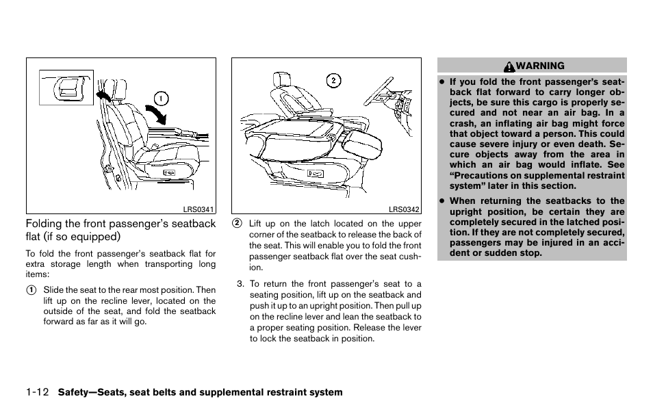 NISSAN 2013 Titan - Owner's Manual User Manual | Page 29 / 458