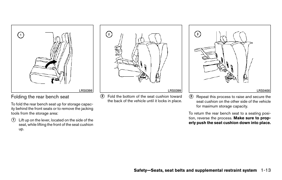 NISSAN 2013 Titan - Owner's Manual User Manual | Page 30 / 458