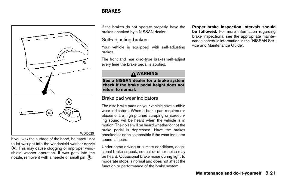 Brakes -21 | NISSAN 2013 Titan - Owner's Manual User Manual | Page 378 / 458