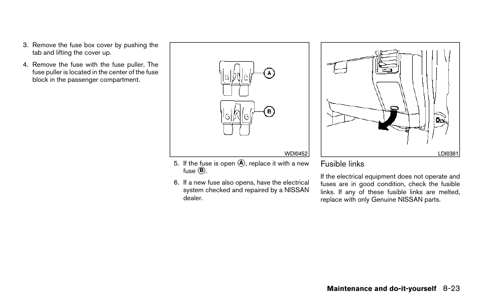 NISSAN 2013 Titan - Owner's Manual User Manual | Page 380 / 458