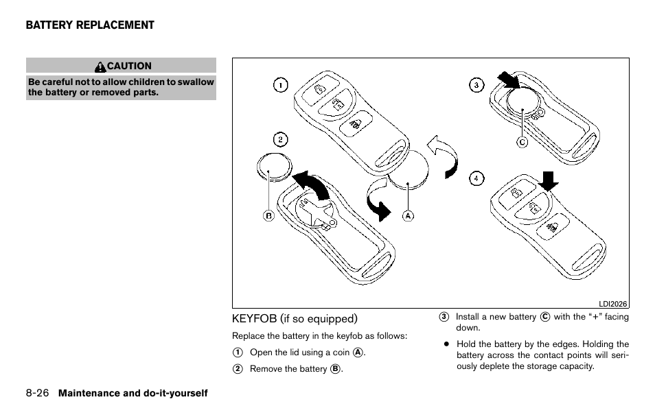 Battery replacement -26 | NISSAN 2013 Titan - Owner's Manual User Manual | Page 383 / 458