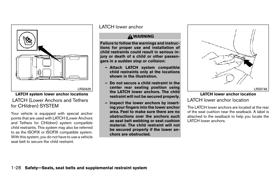 NISSAN 2013 Titan - Owner's Manual User Manual | Page 45 / 458