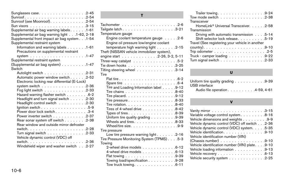 NISSAN 2013 Titan - Owner's Manual User Manual | Page 451 / 458