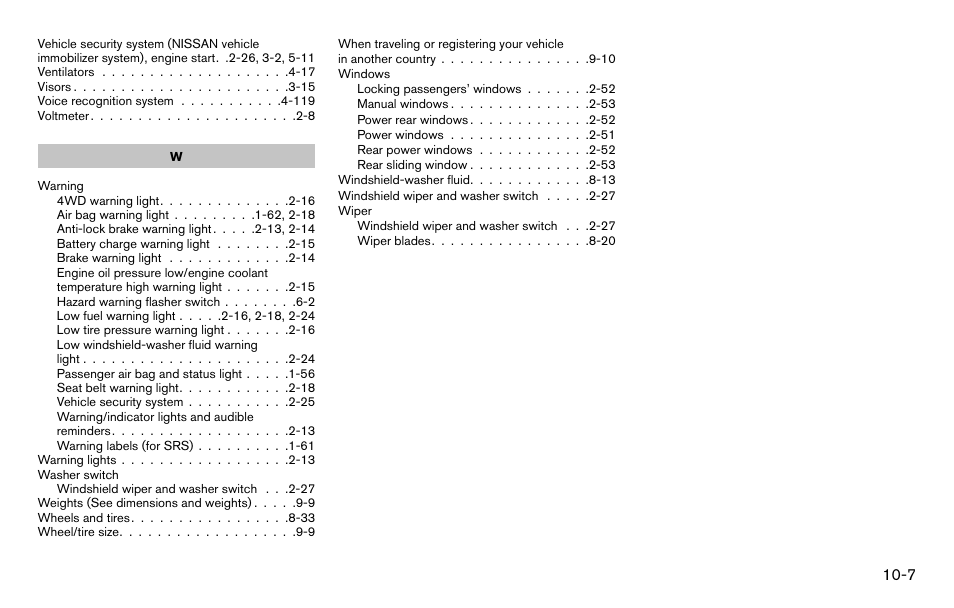 NISSAN 2013 Titan - Owner's Manual User Manual | Page 452 / 458