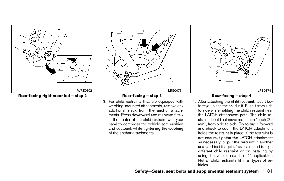 NISSAN 2013 Titan - Owner's Manual User Manual | Page 48 / 458