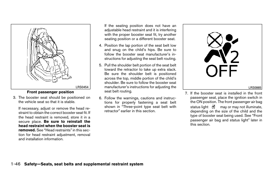 NISSAN 2013 Titan - Owner's Manual User Manual | Page 63 / 458