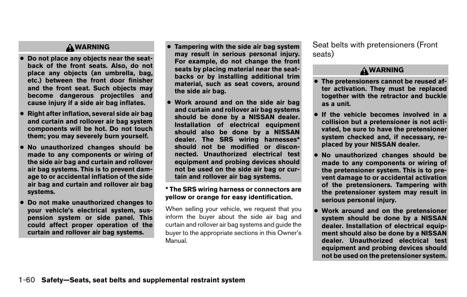 NISSAN 2013 Titan - Owner's Manual User Manual | Page 77 / 458