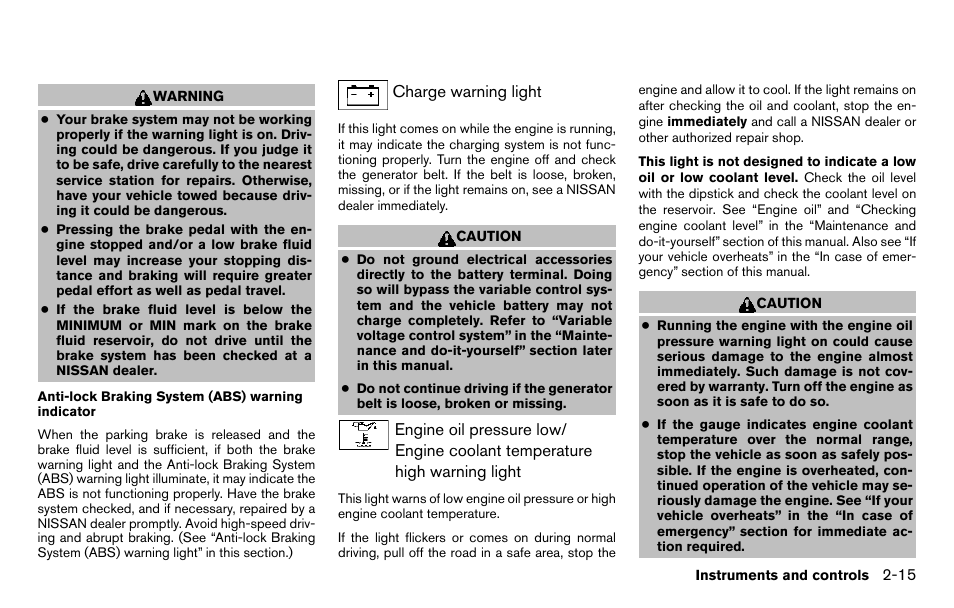 NISSAN 2013 Titan - Owner's Manual User Manual | Page 96 / 458