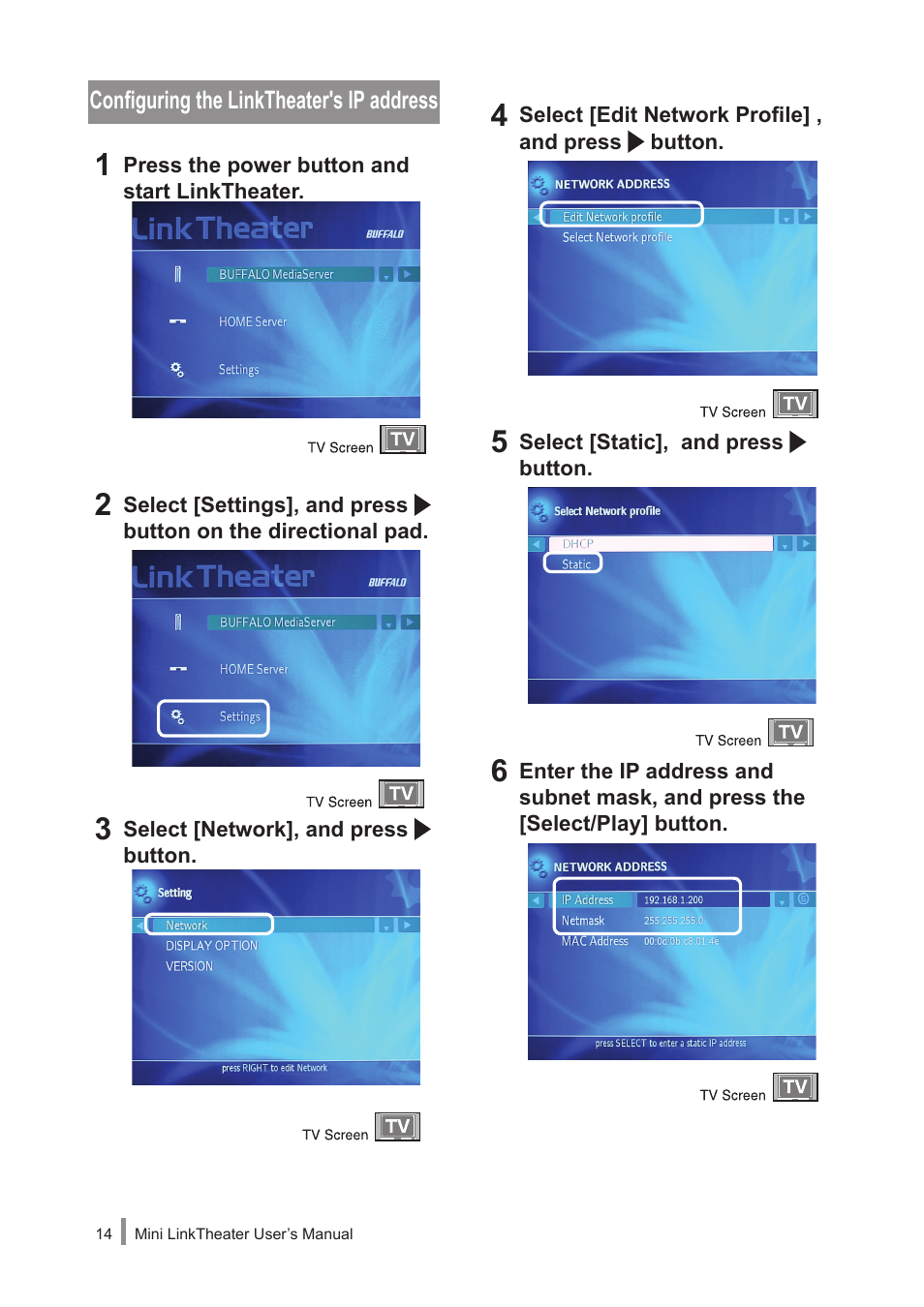 Buffalo Technology PC-P1LAN User Manual | Page 14 / 23