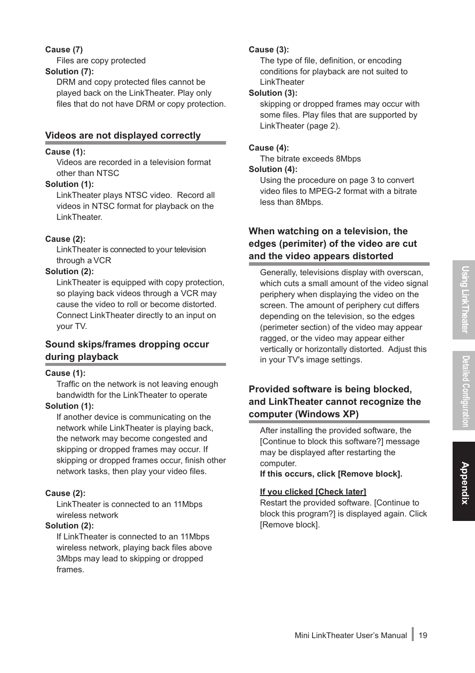 Buffalo Technology PC-P1LAN User Manual | Page 19 / 23