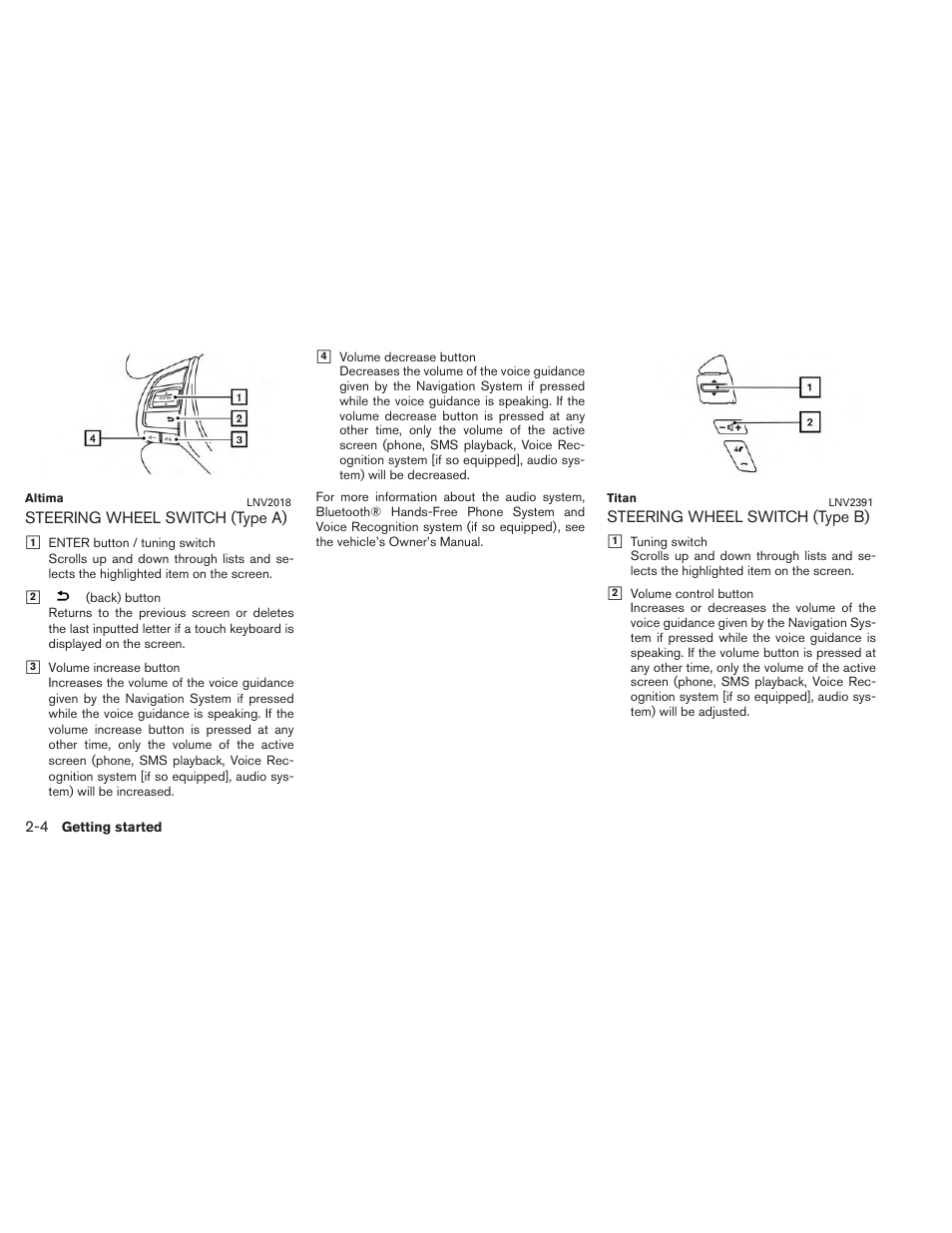 NISSAN 2014 Versa Sedan - Navigation System Owner's Manual User Manual | Page 12 / 104