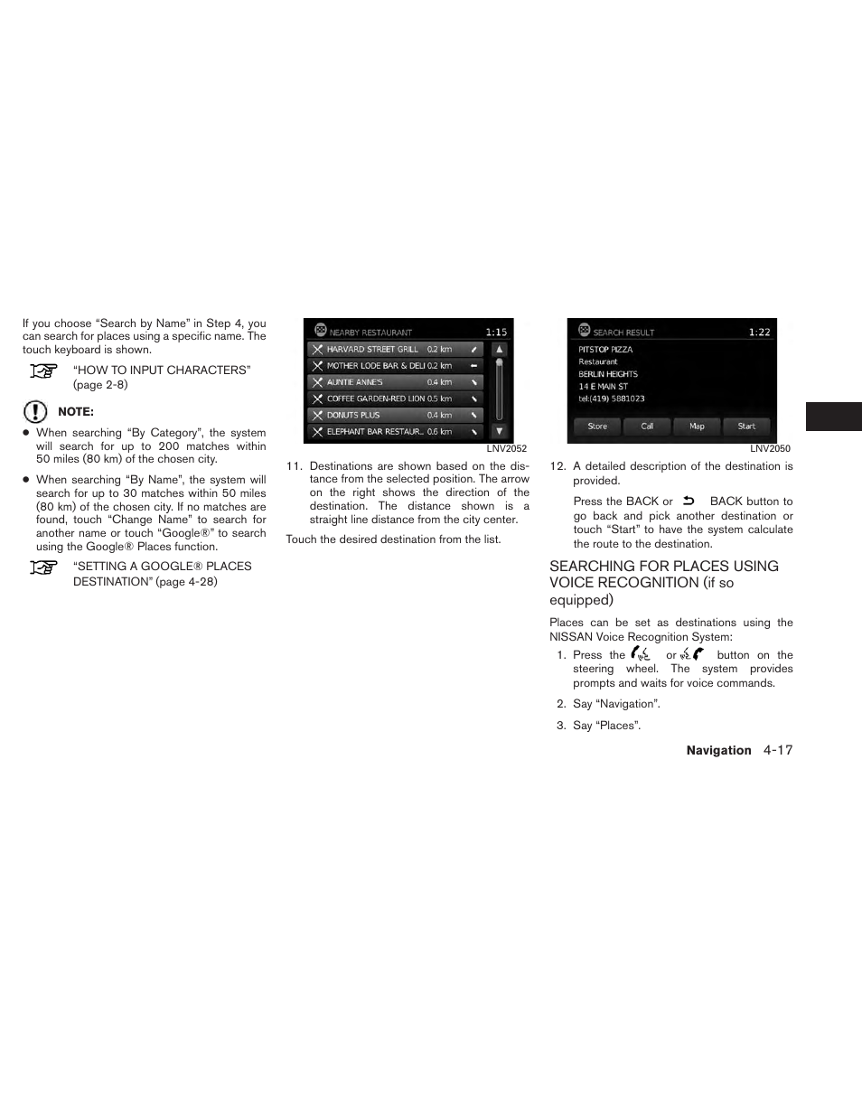 NISSAN 2014 Versa Sedan - Navigation System Owner's Manual User Manual | Page 51 / 104