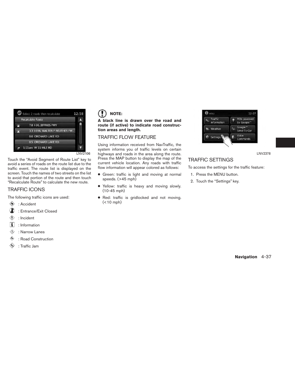 NISSAN 2014 Versa Sedan - Navigation System Owner's Manual User Manual | Page 71 / 104
