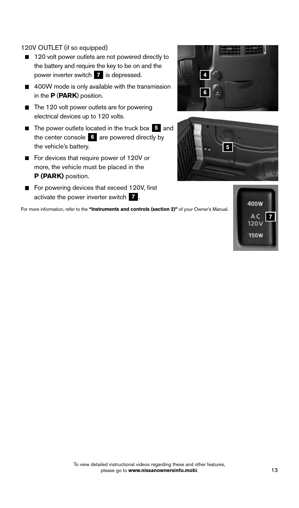 NISSAN 2015 Titan - Quick Reference Guide User Manual | Page 15 / 24