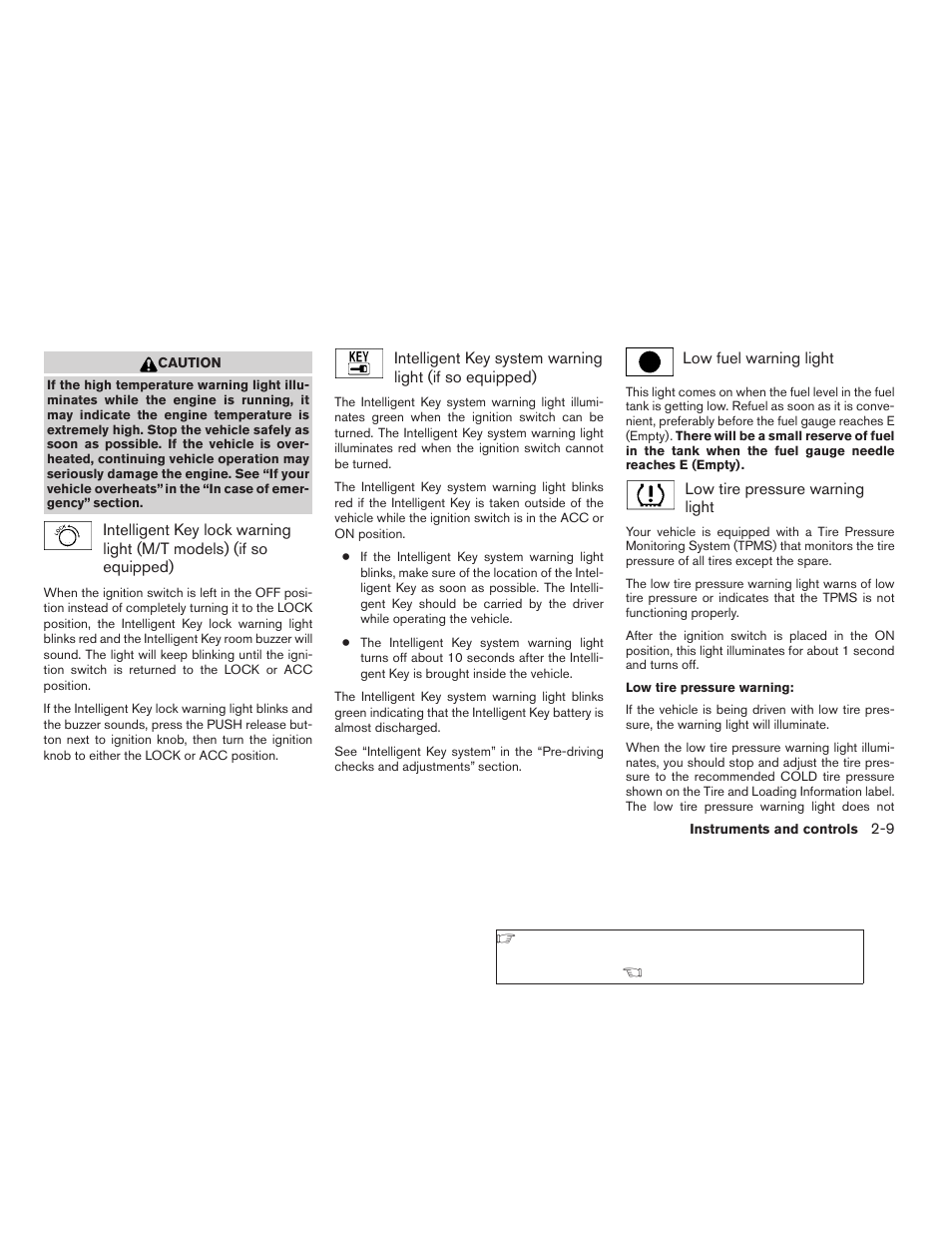 NISSAN 2008 Versa Hatchback - Owner's Manual User Manual | Page 75 / 304