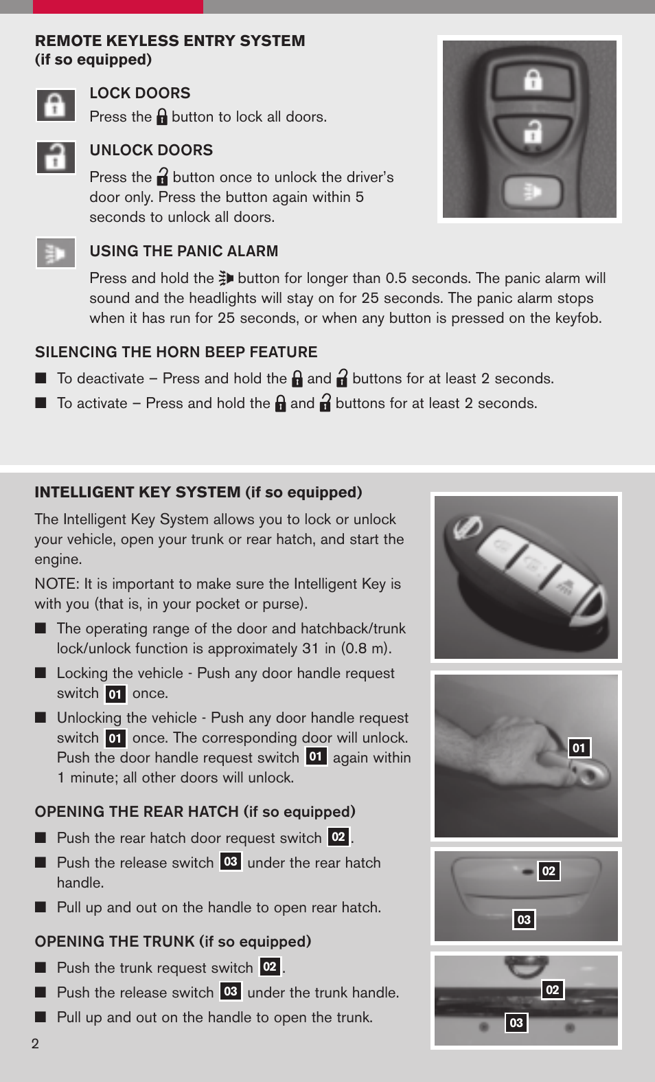 NISSAN 2008 Versa Hatchback - Quick Reference Guide User Manual | Page 4 / 19