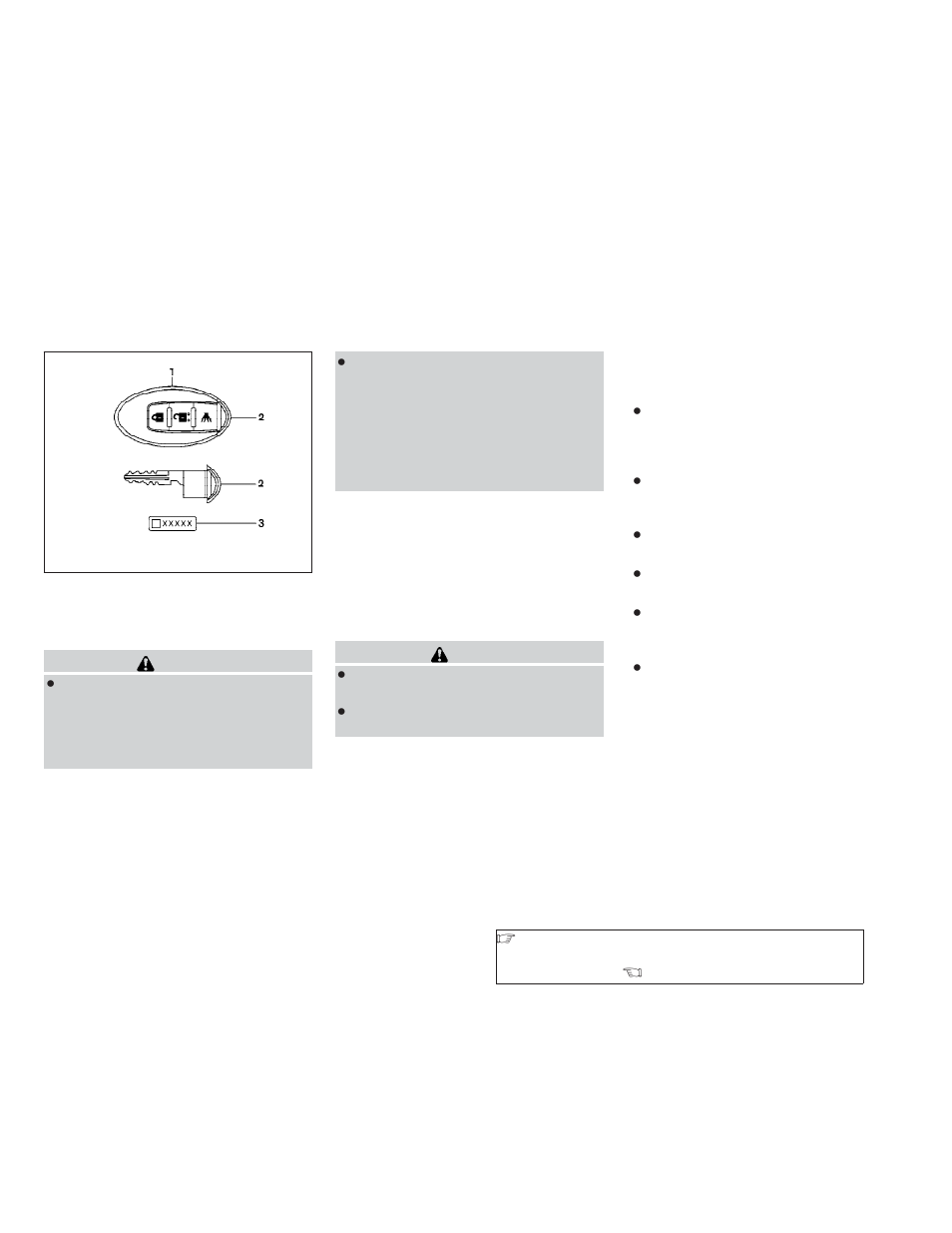 Nissan intelligent key™ (if so equipped) -10 | NISSAN 2009 Versa Hatchback - Owner's Manual User Manual | Page 116 / 305