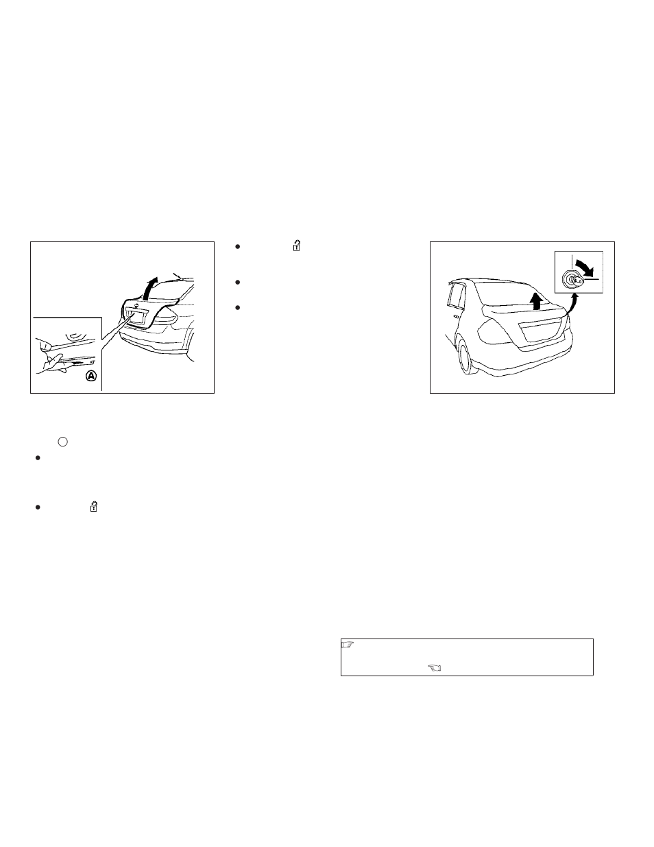 Opening the trunk lid -25 key operation -25 | NISSAN 2009 Versa Hatchback - Owner's Manual User Manual | Page 131 / 305