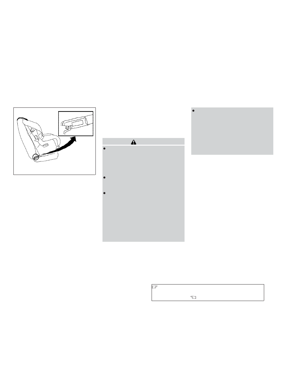 Top tether strap child restraint -19 | NISSAN 2009 Versa Hatchback - Owner's Manual User Manual | Page 37 / 305