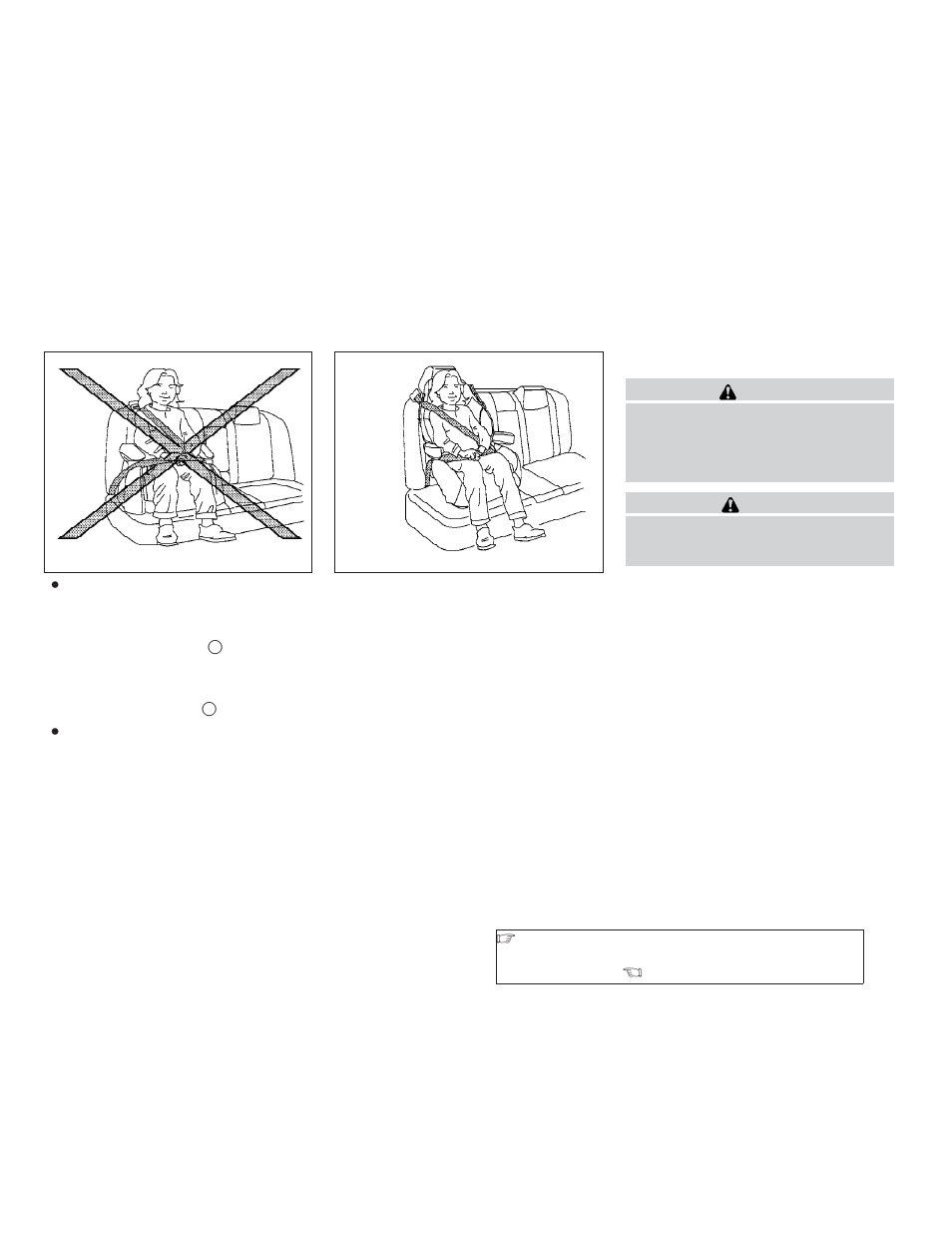 Booster seat installation -33 | NISSAN 2009 Versa Hatchback - Owner's Manual User Manual | Page 51 / 305