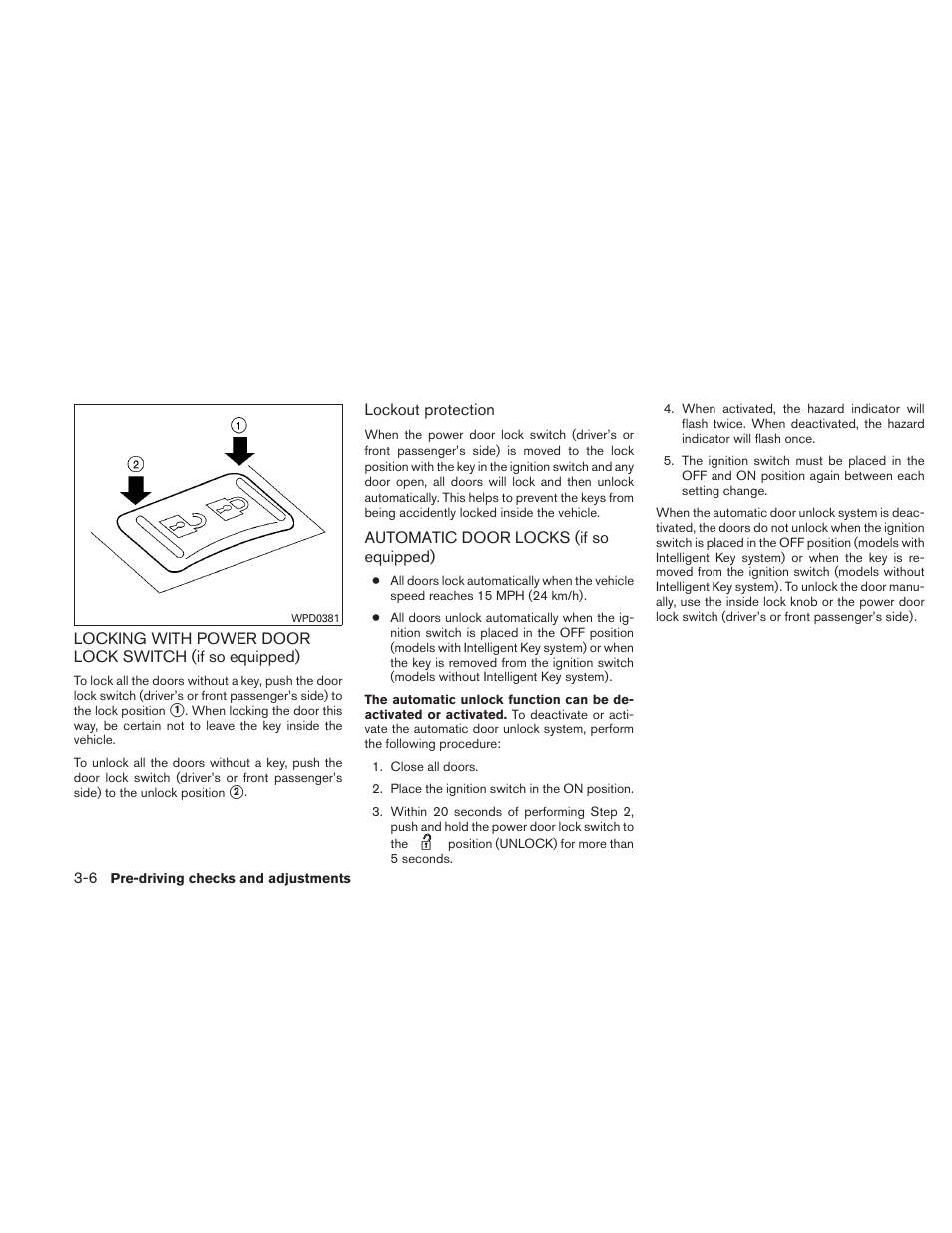 NISSAN 2010 Versa Hatchback - Owner's Manual User Manual | Page 121 / 338
