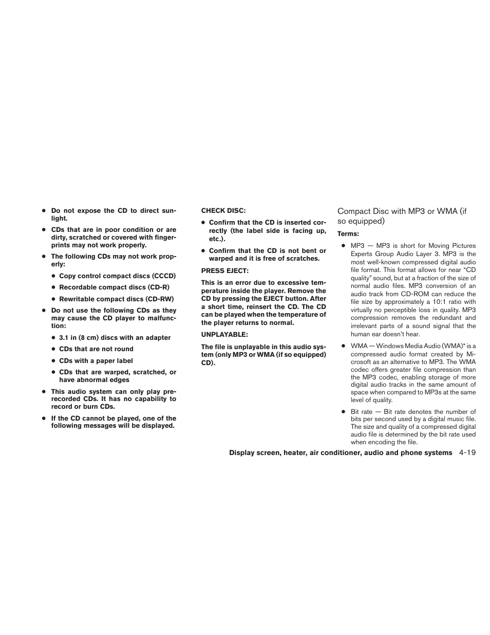 NISSAN 2010 Versa Hatchback - Owner's Manual User Manual | Page 166 / 338