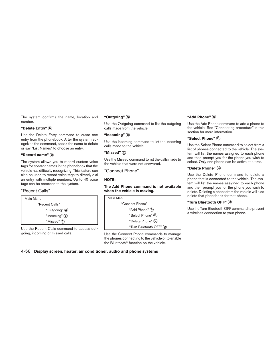 NISSAN 2010 Versa Hatchback - Owner's Manual User Manual | Page 205 / 338
