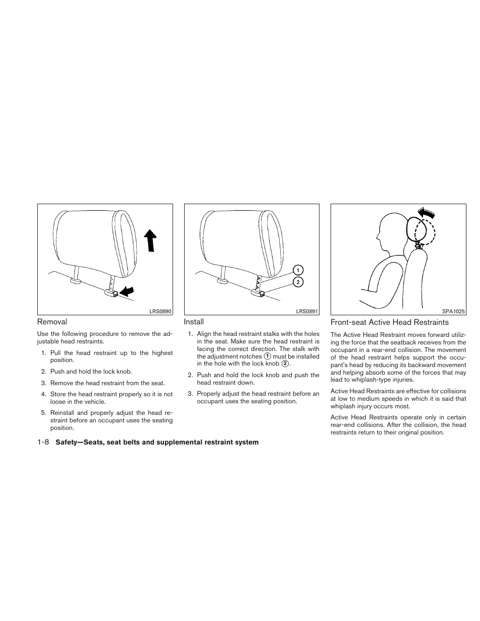 NISSAN 2010 Versa Hatchback - Owner's Manual User Manual | Page 27 / 338