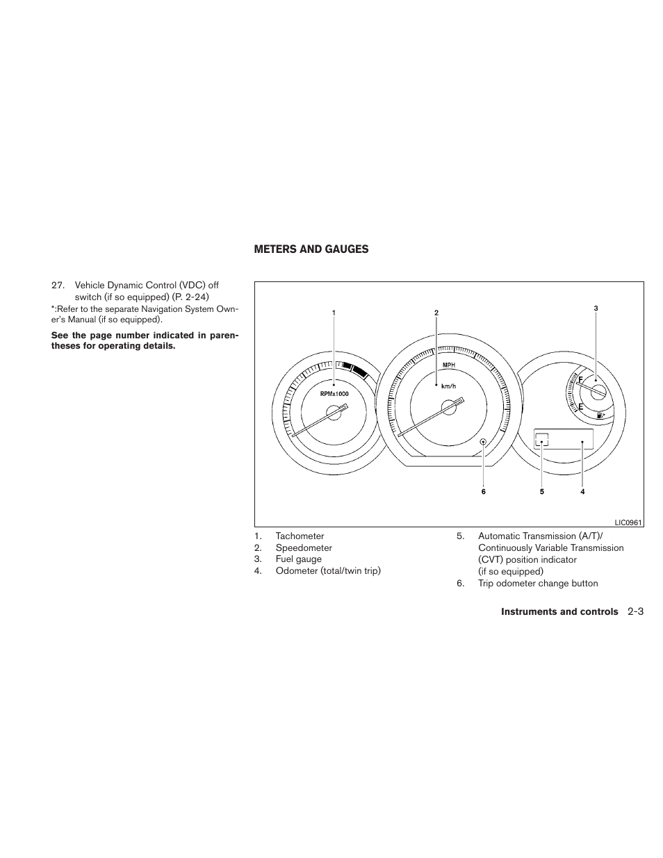Meters and gauges -3 | NISSAN 2010 Versa Hatchback - Owner's Manual User Manual | Page 80 / 338