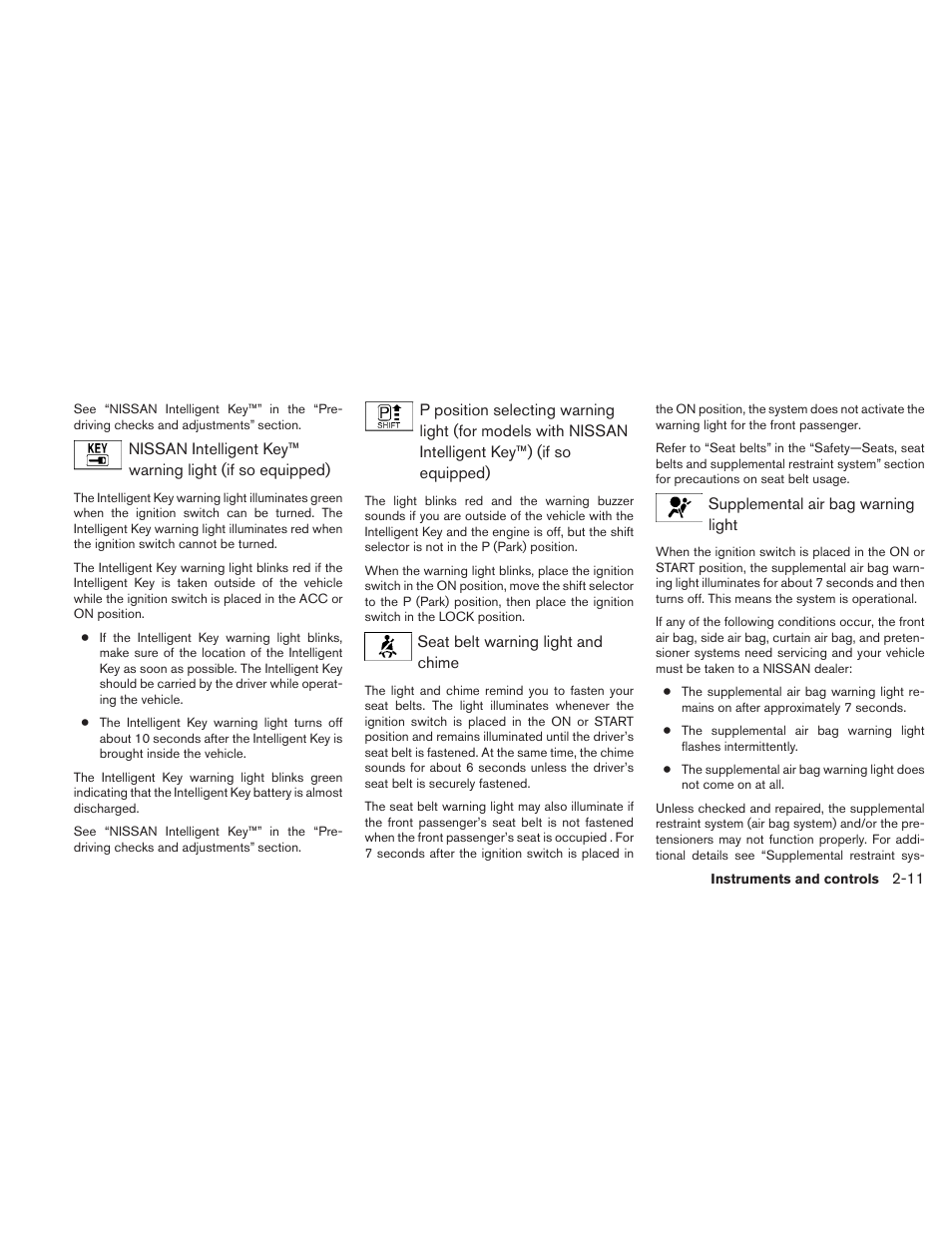 NISSAN 2010 Versa Hatchback - Owner's Manual User Manual | Page 88 / 338