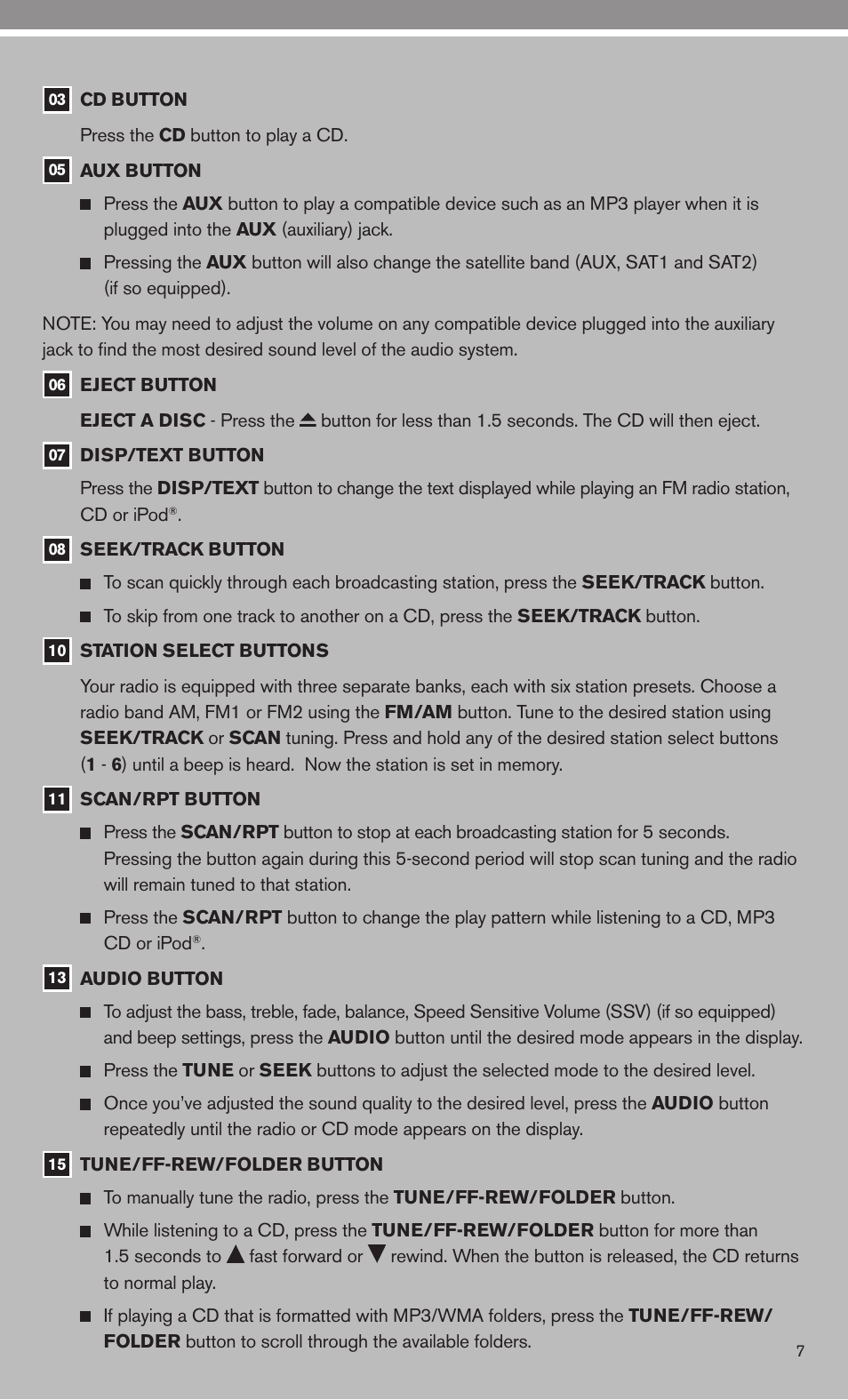 NISSAN 2010 Versa Hatchback - Quick Reference Guide User Manual | Page 9 / 28