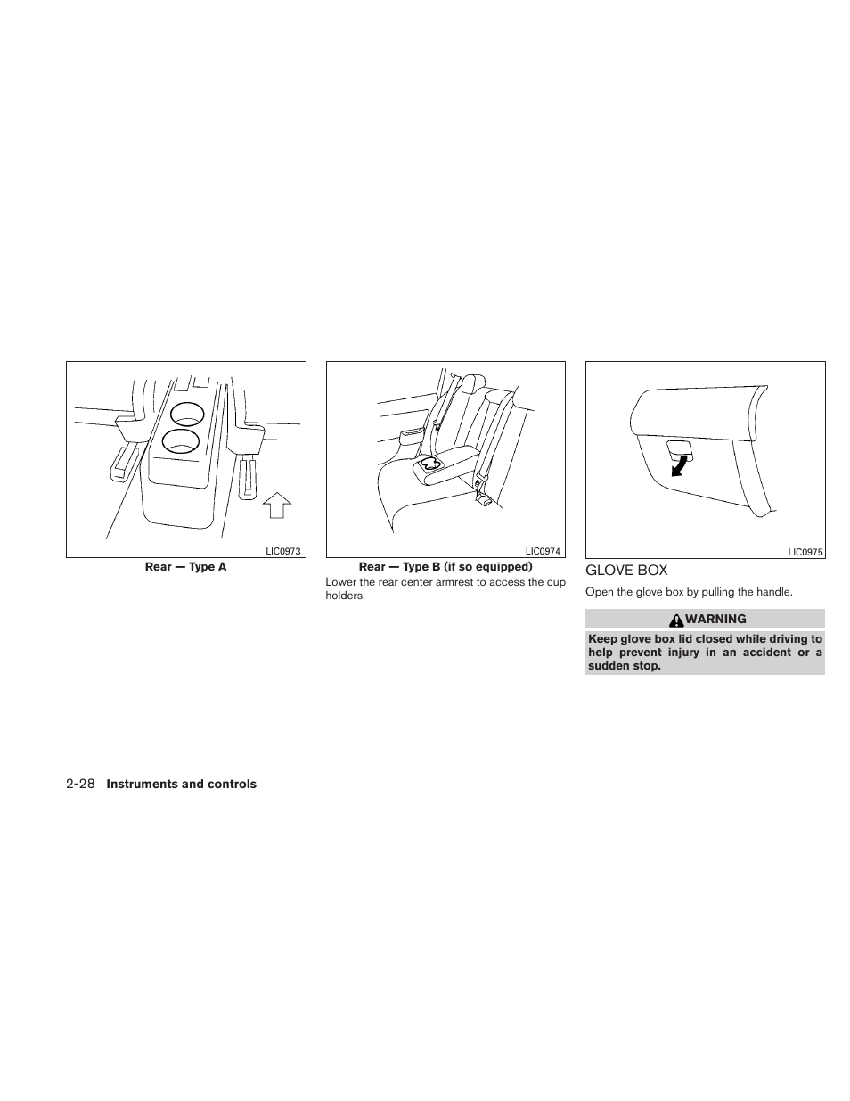 Glove box -28 | NISSAN 2011 Versa Hatchback - Owner's Manual User Manual | Page 105 / 350