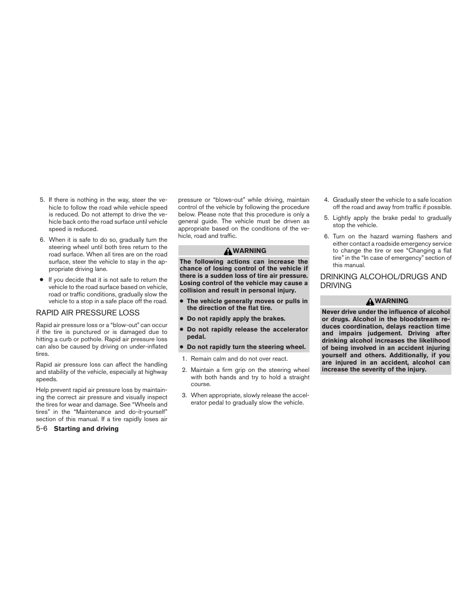 NISSAN 2011 Versa Hatchback - Owner's Manual User Manual | Page 223 / 350