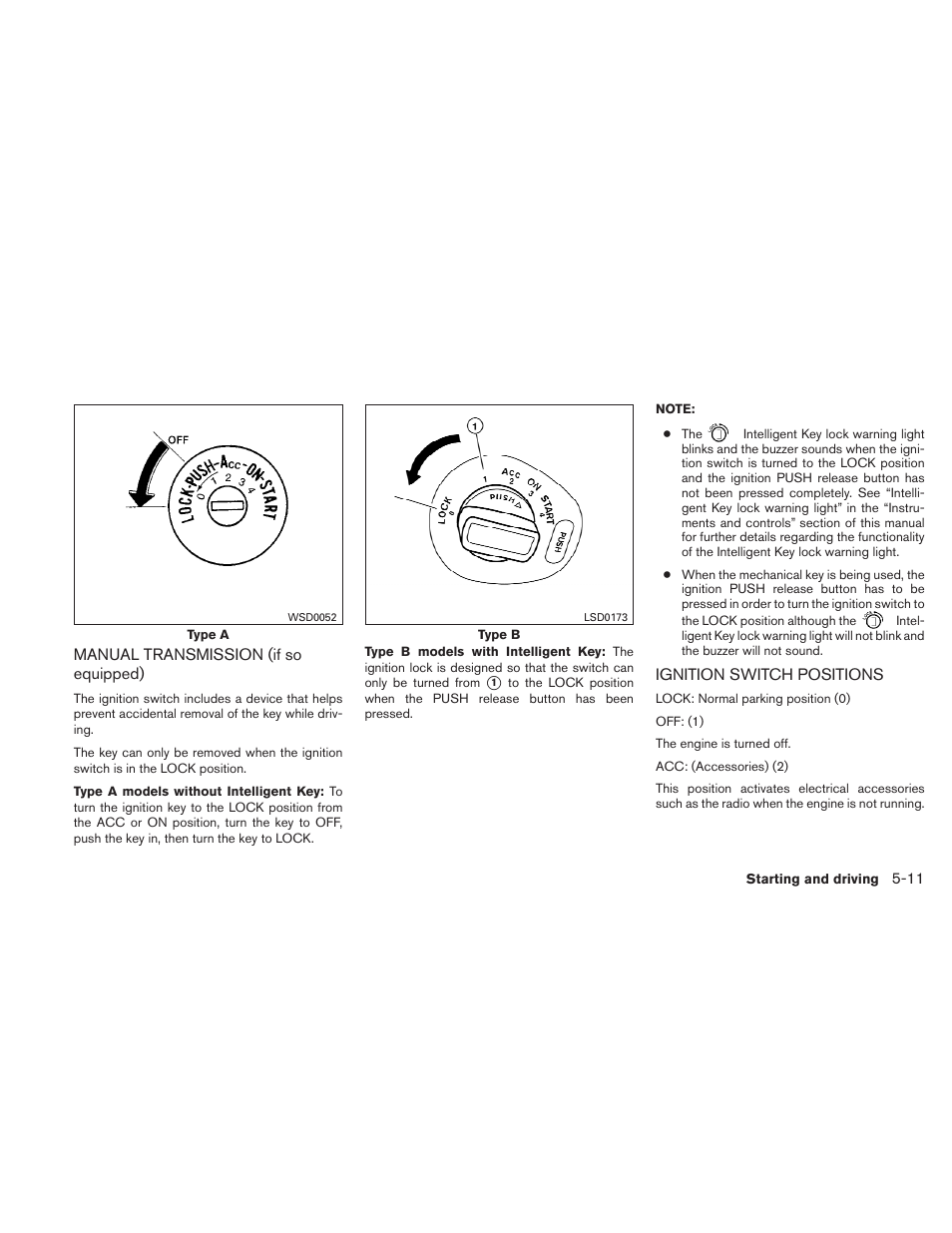 NISSAN 2011 Versa Hatchback - Owner's Manual User Manual | Page 228 / 350